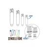 Nevamel® Turk Çengelli İğne 4 Boy 56 Adet