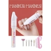 Nevamel® Turk Pilli Manikür Makinesi Tırnak Törpü Seti