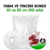 Nevamel® Turk Tabak ve Tencere Bone Seti 2 Boyutlu 100 ADET