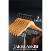 Nevamel® Turk Takım Askısı Ceket Etek Pantolon Kıskaçlı 8 Adet Vincentis Devoto Design