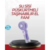 Nevamel Type-C Şarjlı Taşınabilir Su Buharlı Mini Vantilatör