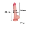 Nevamel® Ultra Gerçekçi 24 Cm Kıkırdaklı Dildo