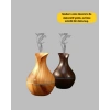 Nevamel Ultrasonik Ahşap Desenli 130ml Aromaterapi Difüzör ve Hava Nemlendirici