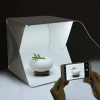 Nevamel® Ürün Çekim Çadırı Mini Fon Fotoğraf Stüdyosu Ledli Işık Perdesi