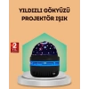 Nevamel® USB Galaxy Projektör Lamba – Romantik Atmosfer Çocuk Odası Parti ve Düğün Işığı