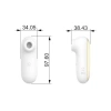 Nevamel® Vakum Modlu Klitoral Uyarıcı Şarjlı Vibratör – 10 Mod, Su Geçirmez, Kompakt Tasarım