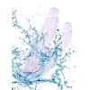 Nevamel® Vantuzlu Çiftli Jel Dildo 19Cm Beyaz