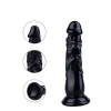 Nevamel® Vantuzlu Zenci Gerçekçi Siyah Dildo 20Cm