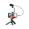 Nevamel Video Making Kit Telefon Tutucu Vlog Video Mini Led Işıklı