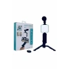 Nevamel Video Making Kit Telefon Tutucu Vlog Video Mini Led Işıklı