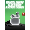 Nevamel Yeni Nesil Bluetooth Kulaklık Beyaz Çağrı Cevaplayabilen Kablosuz