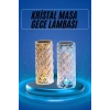 Nevamel Yeni Nesil Modern Kristal Masa ve Gece Lambası Dokunmatik Renk Değiştirebilen