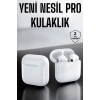 Nevamel Yeni Nesil Pro Bluetooth Kulaklık Uzun Pil Ömrü Beyaz