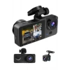 Nevamel® Yol Kayıt Araç Kamerası HD DVR 3 Kameralı 2.0in Ekranlı Ön İç Arka