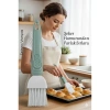 Nevamel® Yumurta Fırçası 18 CM Mutfak Yağlama Sos Sürme Fırçası Pasta Hamur Fırçası