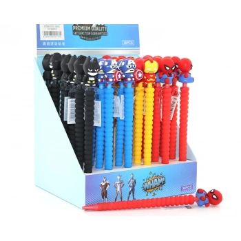 Nevamel 07 Uçlu Karışık Kahraman Figürlü Kalem