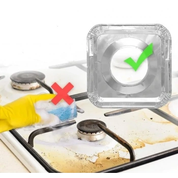 Nevamel 10 Adet Alüminyum Ocak Koruyucu Folyo