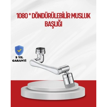 Nevamel® 1080° Çok Yönlü Musluk Aparatı Püskürtme ve Köpük Akışlı