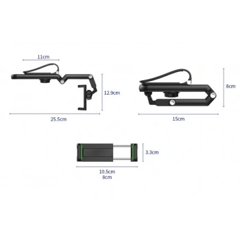 Nevamel 1080° Dönebilen Çok Fonksiyonlu Telefon Tutucu