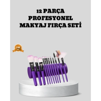 Nevamel 12 Parça Makyaj Fırça Seti – Profesyonel ve Günlük Kullanıma Uygun