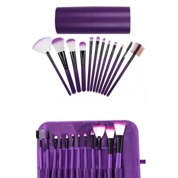 Nevamel 12 Parça Makyaj Fırçası Yumuşak Kıllı Profesyonel Fırça Seti Yüksek Kaliteli Pürüzsüz