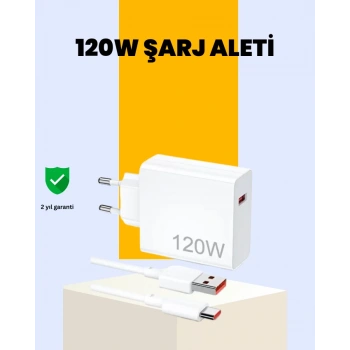 Nevamel® 120 Watt Type C Hızlı Şarj Cihazı  Reno 4 5 6 Uyumlu
