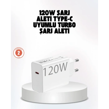 Nevamel 120W Güçlü Hızlı Şarj Adaptörü ve Type-C Kablo Seti – Güvenli Şarj Teknolojisi