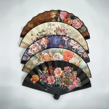 Nevamel 12li 3 Model Desenli Yelpaze Seti