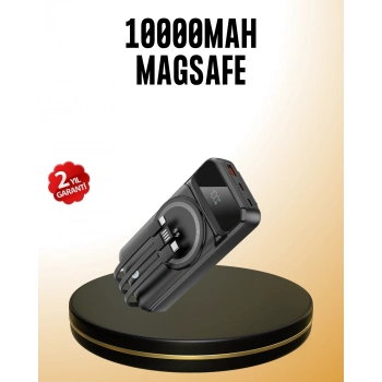 Nevamel® 15W Kablosuz Hızlı Şarjlı 10000 mAh Powerbank – Taşınabilir LED Göstergeli