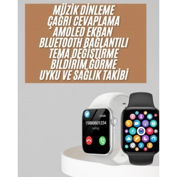 Nevamel® 1.83 İnç Akıllı Saat Android ve İOS Uyumlu Çağrı Cevaplayabilen Adımsayar GPS Takibi