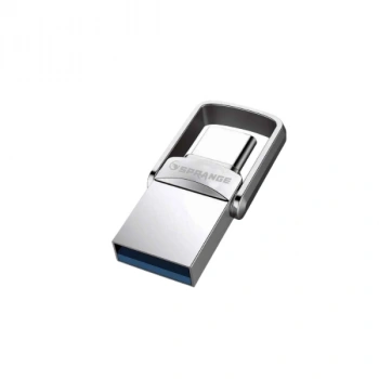 Nevamel 2si 1 Arada USB 3.2 Type-C Ve USB 64GB Metal Flash Disk