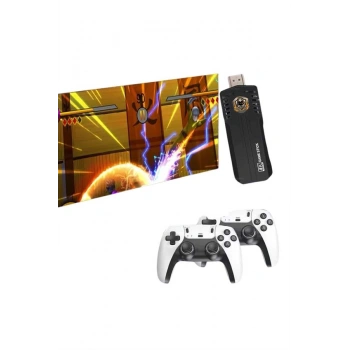 Nevamel 20.000 Oyunlu Kablosuz Çift Kol Retro Oyunlar Çift Kollu Game Stick