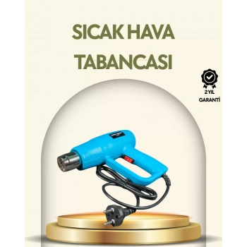 Nevamel® 2000W Profesyonel 2 Kademeli Isı Tabancası Sıcak Hava Üfleme