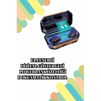 Nevamel 2025 Model Akıllı Saat ve Bluetooth Kulaklık 5.0 Bluetooth Bağlantılı Dokunmatik Ekran