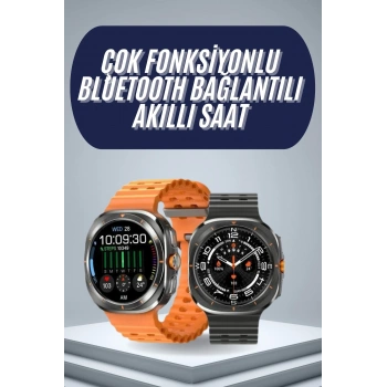 Nevamel® 2025 Model Gelişmiş Özellikli Nabız Sensörlü Spor Takibi Yapabilen Titreşimli Saat