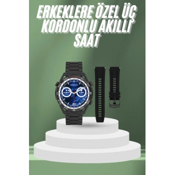 Nevamel 2025 Model Yuvarlak Ekran Android ve İOS Uyumlu GPS Takibi Yapabilen Akıllı Saat