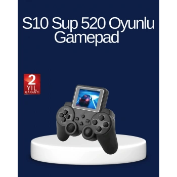 Nevamel 2025 S10 Gamepad 520 Klasik Retro Oyunlu TV Bağlantılı A Kalite Orijinal