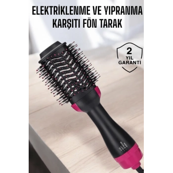 Nevamel 220°C’ye Kadar Isınan Hacim ve Yıpranma Karşıtı Profesyonel Fön Tarağı