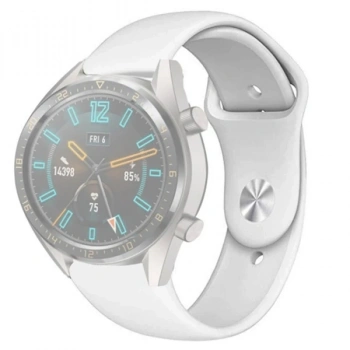 Nevamel 22MM Silikon Kayış Kordon Gear S3 Watch 4 -GT2 GT2E 46MM KayışKordon Watch Active 2 22MM-(5775)