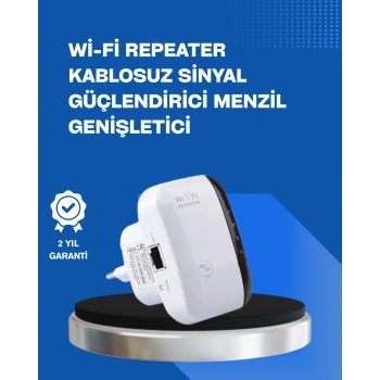 Nevamel® 2.4GHz WiFi Tekrarlayıcı Router – WPS Destekli Kablosuz Ağ Genişletici