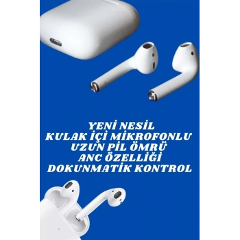 Nevamel 2.Nesil Yeni Model TWS Bluetooth Kulaklık Dokunmatik Kontrol Yüksek Ses Kaliteli