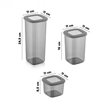 Nevamel 3 Boy Erzak Saklama Kabı