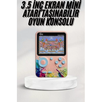 Nevamel® 3 İnç Ekran 500 Oyunlu Game Box Mini Taşınabilir Oyun Konsolu