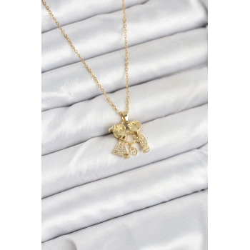 Nevamel® 316L Çelik Zincir Gold Renk Erkek Kız Model Kadın Kolye 5886