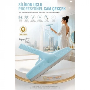 Nevamel® 34 CM Silikon Uçlu Profesyonel Cam Çekçek - Tasarım Estetiği ve Kusursuz Temizlik 723197