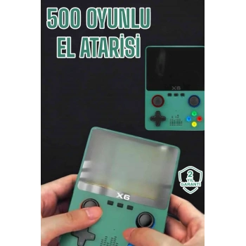 Nevamel 3.5 İnç Ekran 1000 Oyunlu Oyun Konsolu El Atarisi Miüzik Dinleme ve Kitap Okuma