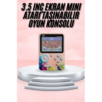 Nevamel 3.5 İnç Klasik Retro LCD Ekran 500 Oyunlu Oyun Konsolu Taşınabilir