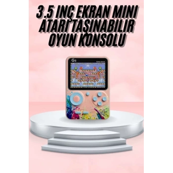 Nevamel® 3.5 İnç Klasik Retro LCD Ekran 500 Oyunlu Oyun Konsolu Taşınabilir
