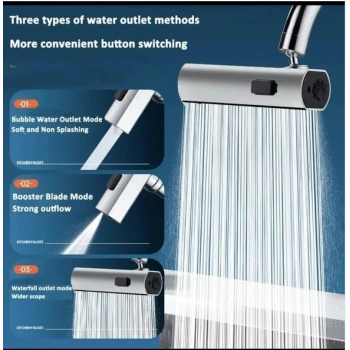 Nevamel 360 Derece Döner Musluk Başlığı