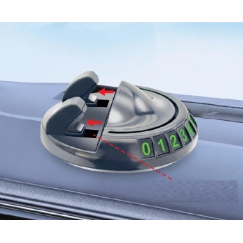 Nevamel 360° Dönebilen Yapışkanlı Numaratörlü Araç Telefon Tutucu